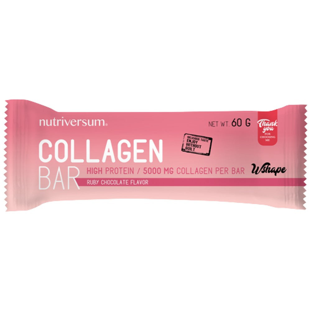 Kolagen bar | Visoka beljakovinska palica s 5000 mg hidroliziranega kolagena - 60 gramov