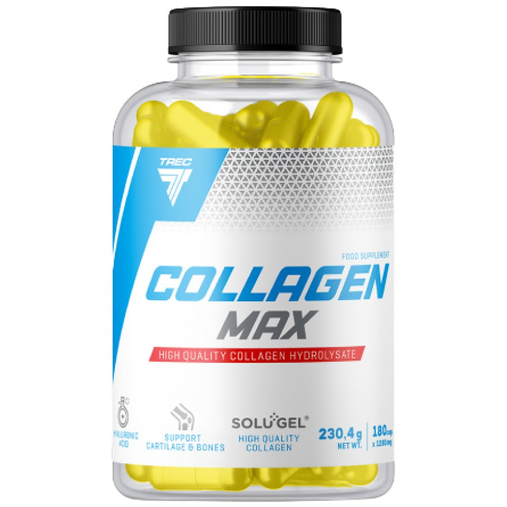 Kolagen max | Solugel® s hialuronsko kislino in vitaminom C - 180 kapsul