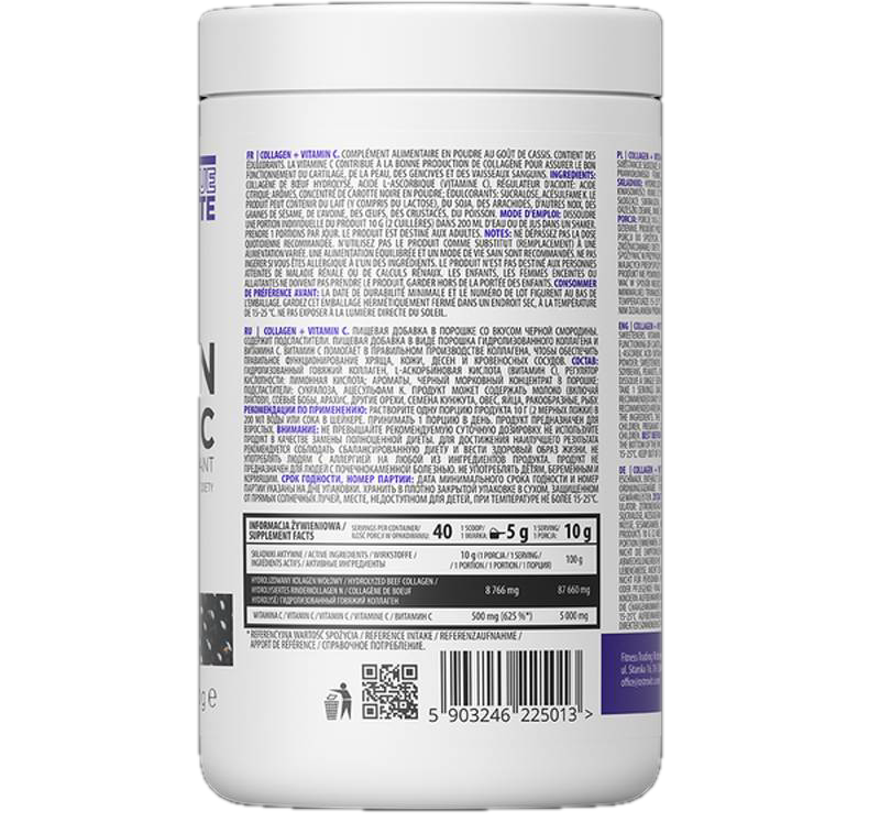 Kolagen + vitamin C/prah - 400 gramov