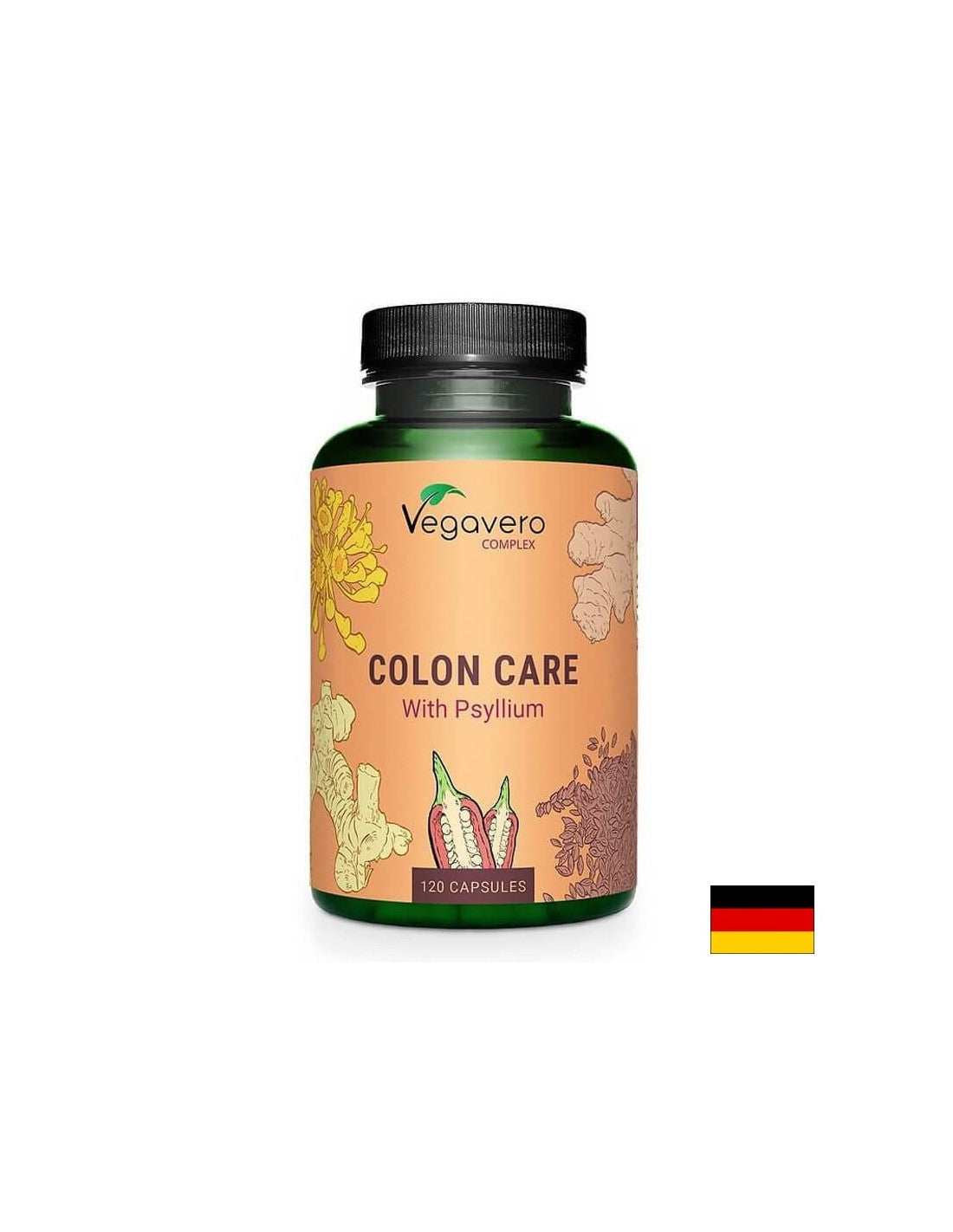 Colon Care Complex/Colon Detox, 120 kapsul, 100% vegansko <tc>Vegavero</tc>