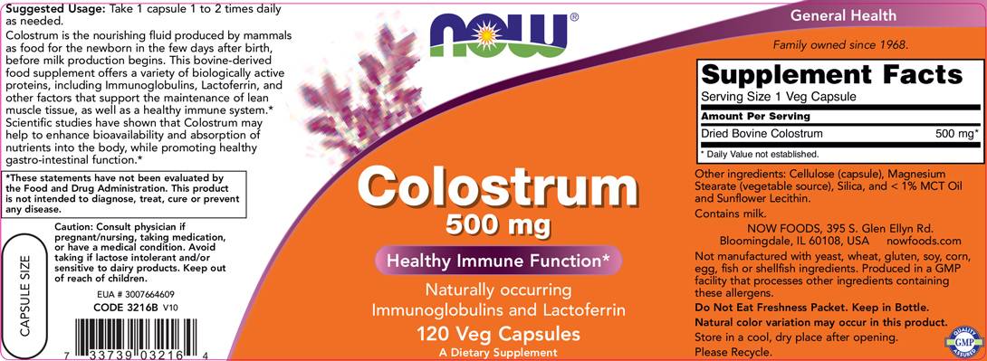 Kolostrum 500 mg - 120 kapsul