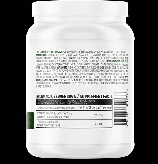 Branberry ekstrakt v prahu 100 gramov