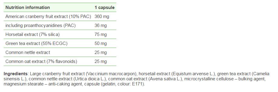 Branberry uro kompleks - 15 kapsul