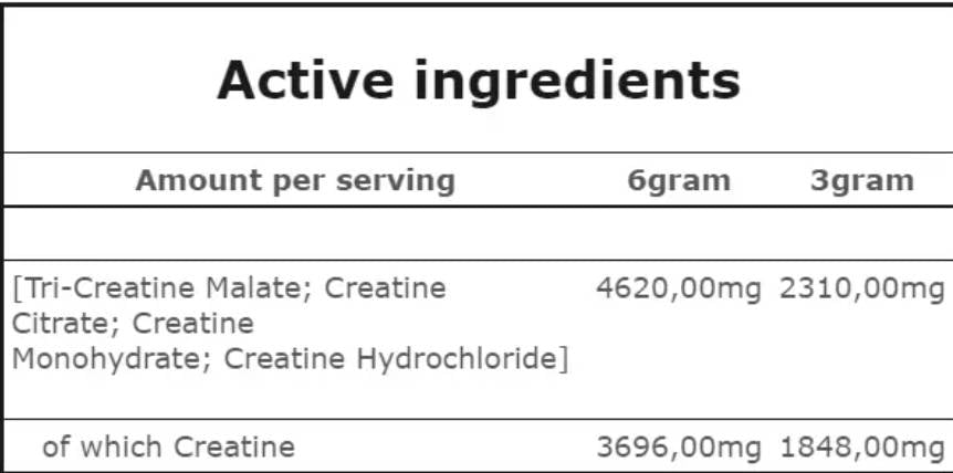 Crea Xtreme Powder | Kreatinska matrica - 180 gramov