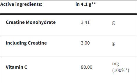 Kreatin mono+ | z vitaminom C - 300 gramov