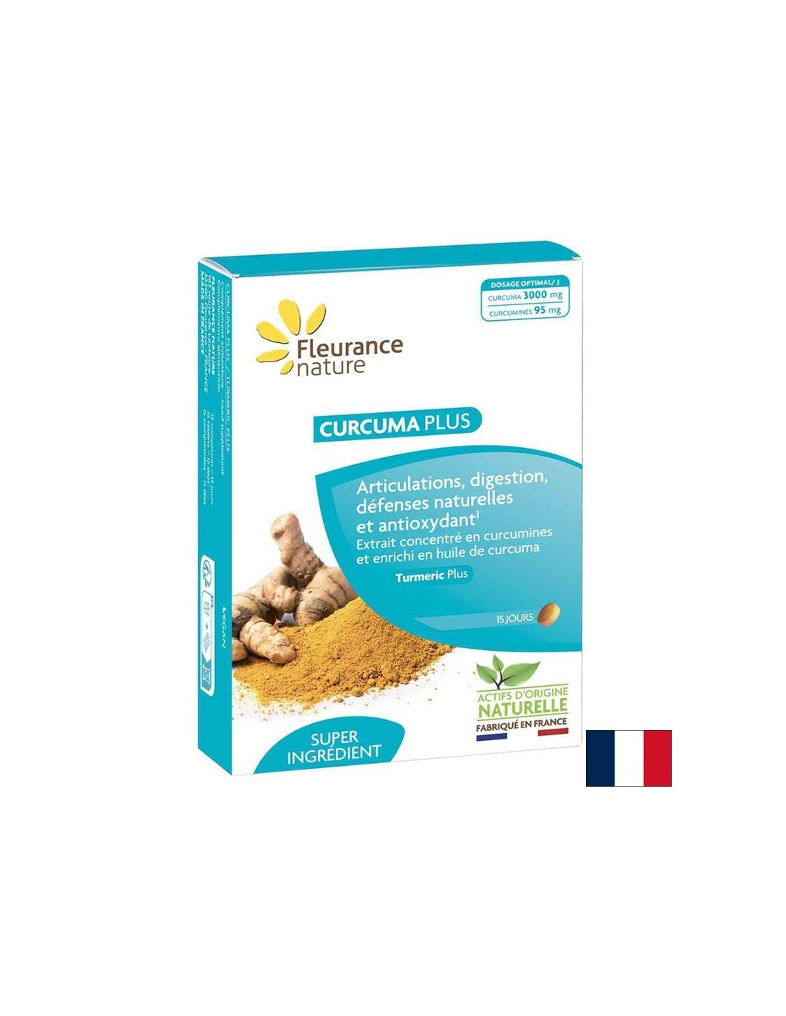 Za vnetje in bolečino - kurkuma - Curcuma Plus, 100 mg x 15 tablet