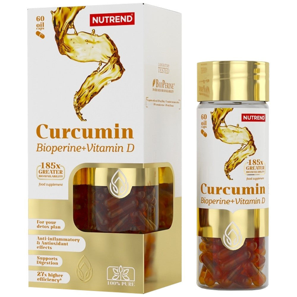 Kurkumin + bioperist + vitamin D - 60 kapsul