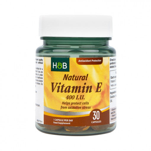 Vitamin E (vitamin E) Naravni 400 iu 30 kapsul Holland & Barrett