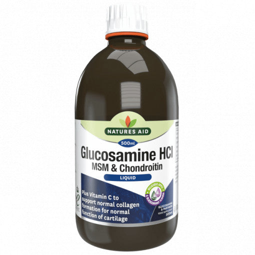 Koncentrirana tekoča formula za zdrave sklepe z glukozaminom, MSM in hondroitinom (glukozamin, MSM in tekočina s hondroitinom) 500ml Naturesaid