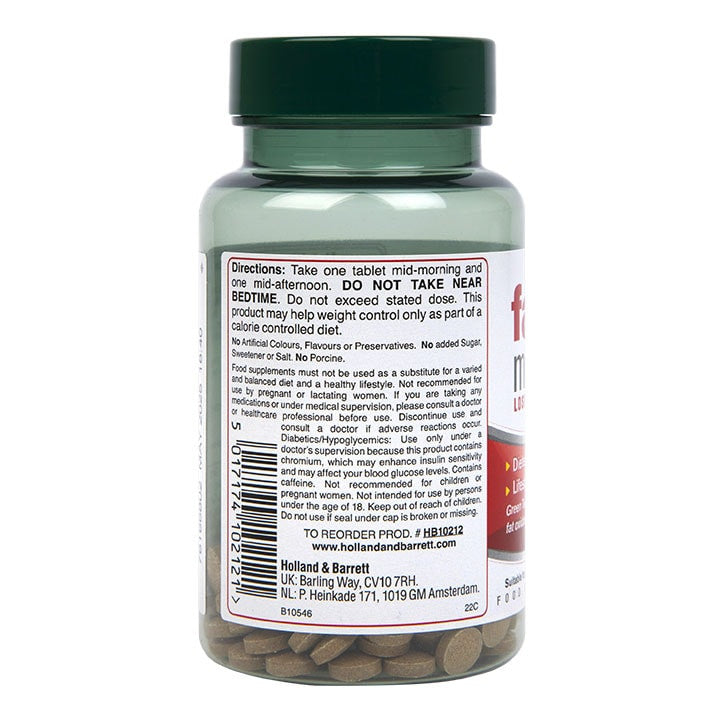 Formula presnove maščob (presnova maščob) 120 tablet Holland & Barrett