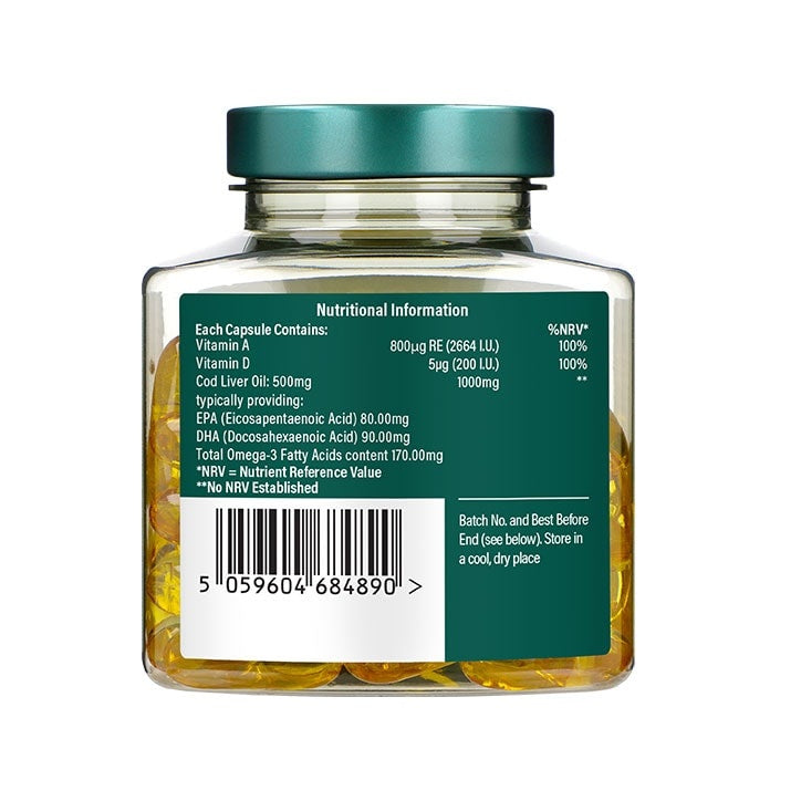 Olje jeter Cod 1000 mg - 60 gel kapsul