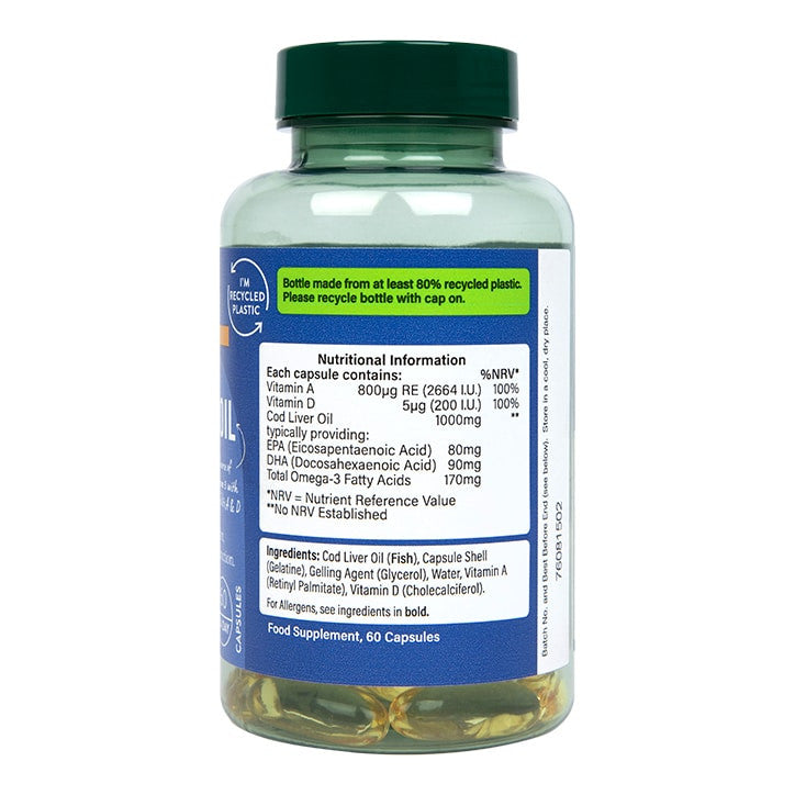 Olje jeter Cod 1000 mg - 60 gel kapsul
