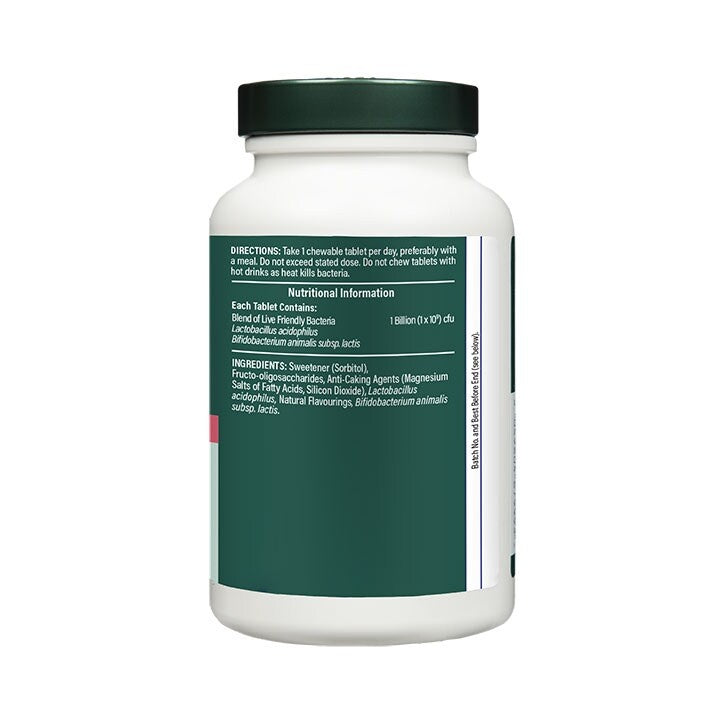 Probiotik z acidofilom (žvečilni acidophilus jagoda 1 milijarda) milijarde. 120 žvečilnih tablet Holland & Barrett