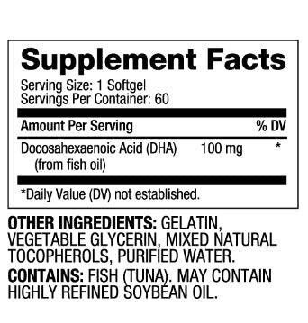 DHA 100 mg / 60 sofgels