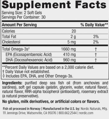 DHA XTRA 1660mg - 60 gel kapsul