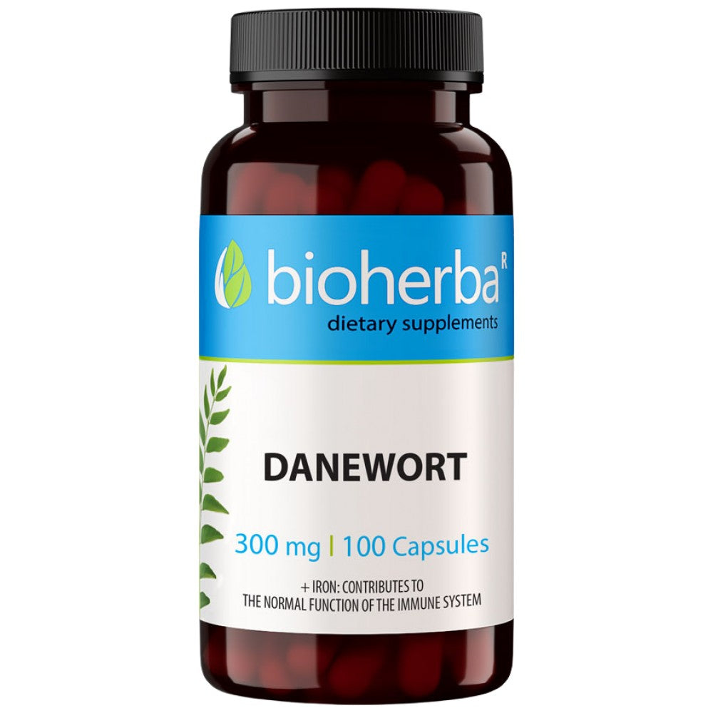 Vstopnica Danewort 340 mg - 100 kapsul