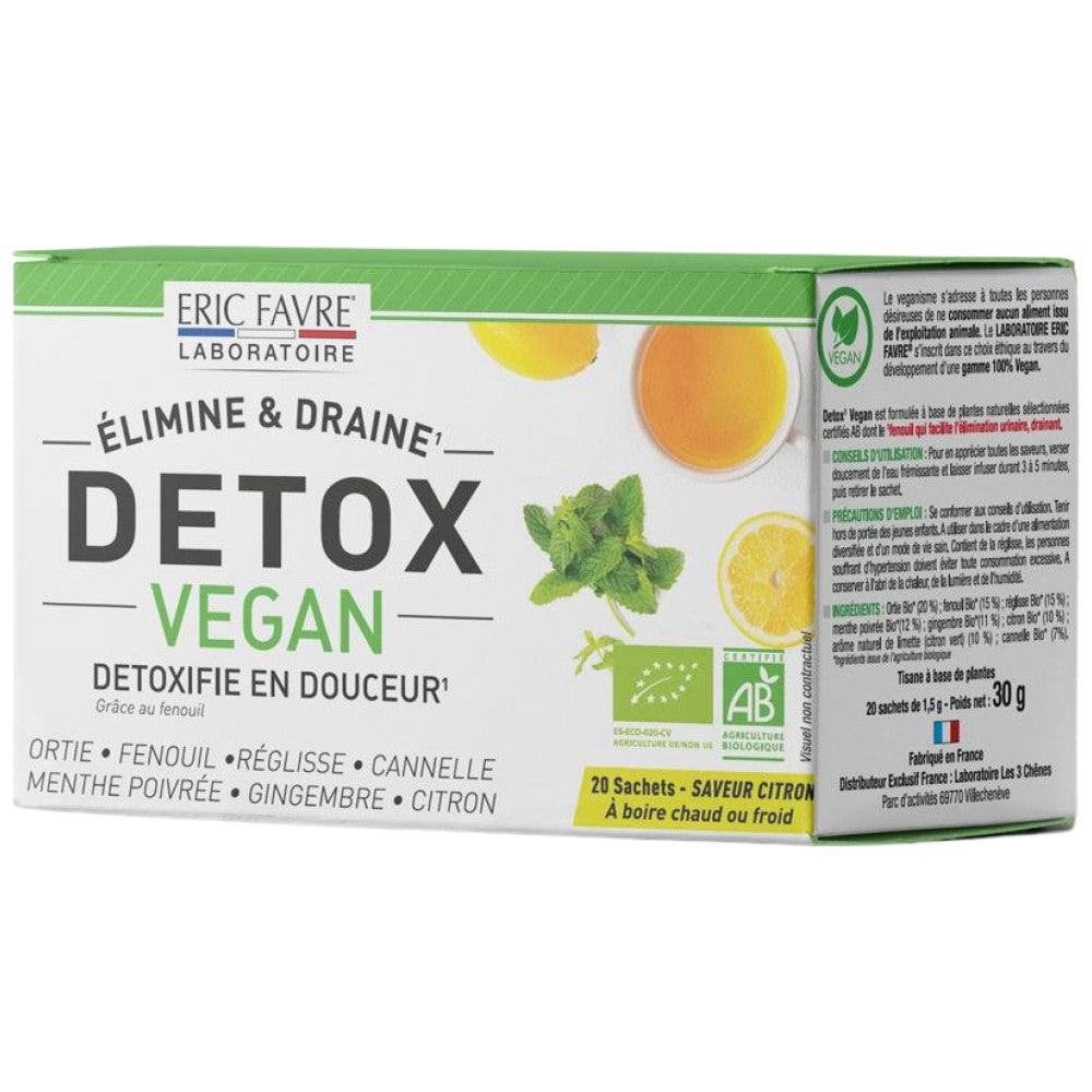 Detox veganski | Zeliščni razstrupljajoči čaj - 20 vrečk