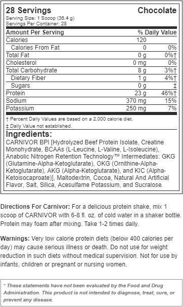 Carnivor Shaker - 750 ml - Nutra Best Europe