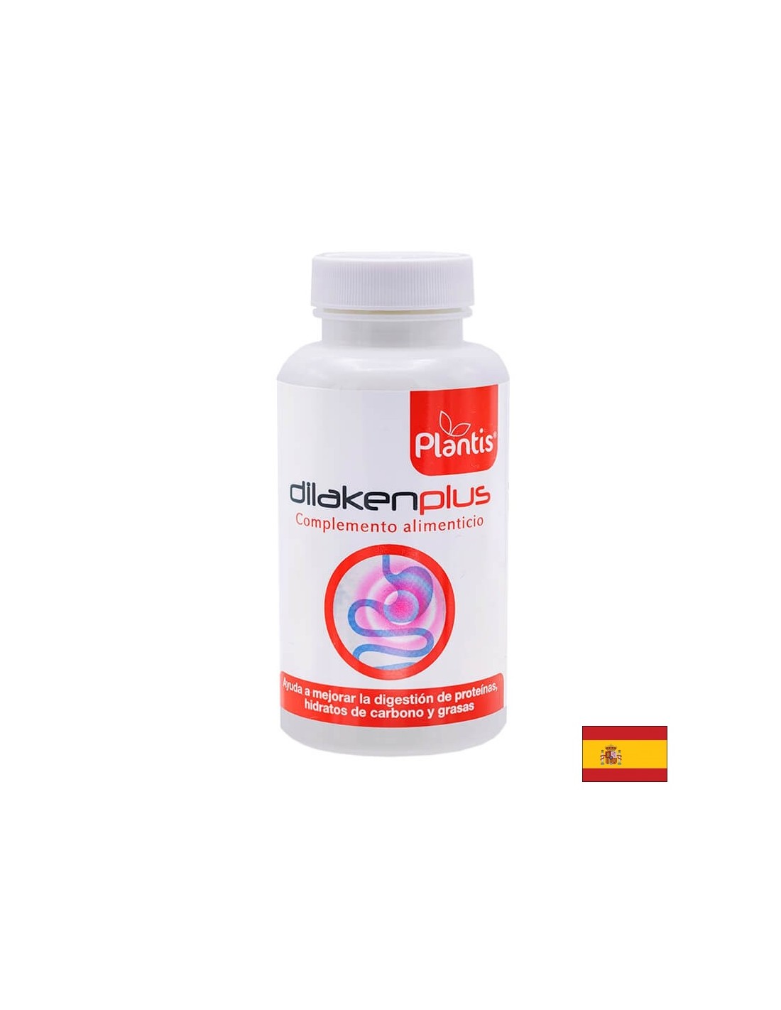 DilakenPlus Plantis® prebavni encimi - zdravje in vnetja v prebavilih, 90 kapsul