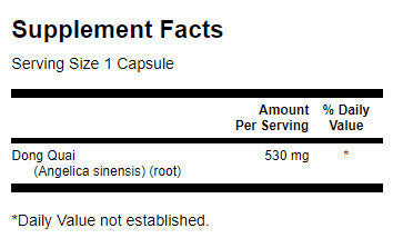 Dong Quai Root 530 mg - 100 kapsul