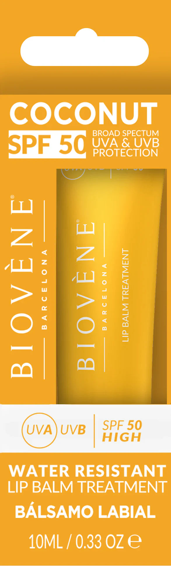 Balzam za ustnice za zaščito pred soncem s kokosovim orehom SPF 50 - 10 ml