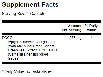 EGCG super trdno zeleni čaj 60 kapsul