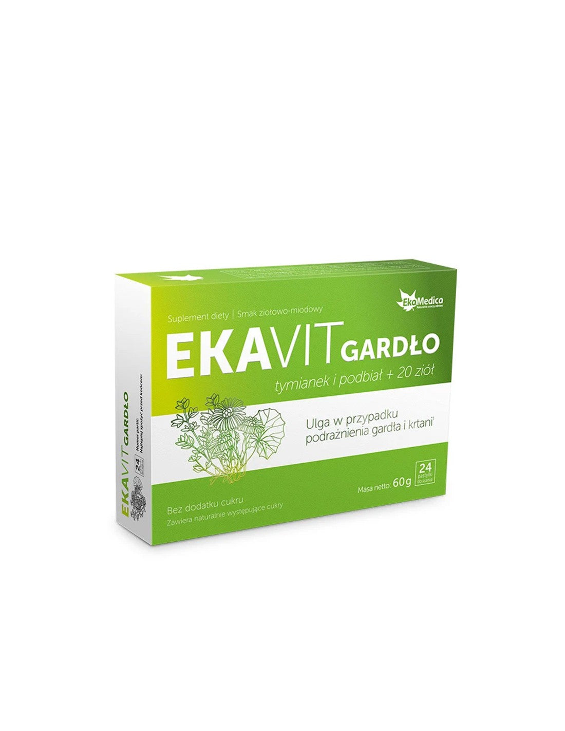 Zdravo grlo (formula s timijanom, smreko in zelišči) - Ekavit, 24 pastil