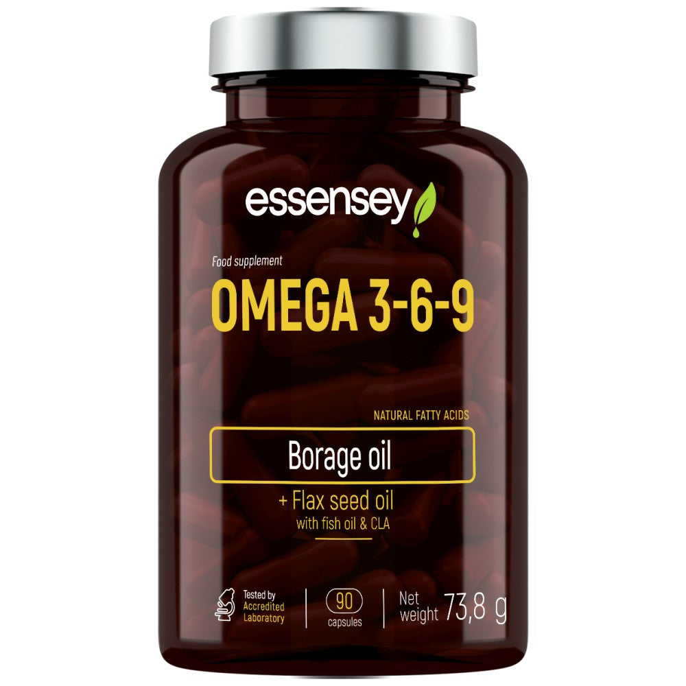 Omega 3-6-9 z ribjim oljem-90 gel kapsule