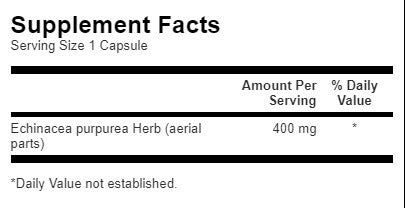 Echinacea 400 mg - 100 kapsul