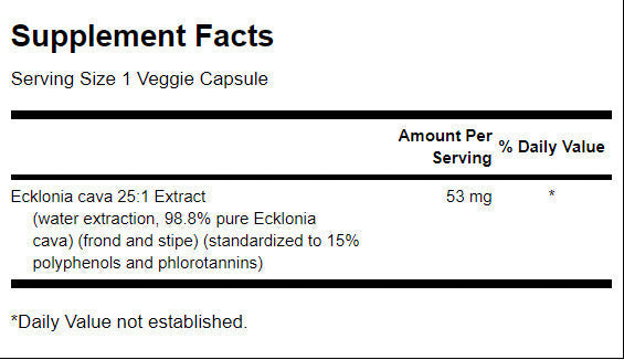 ECKLONIA Cava Extract 53 mg - 30 kapsul