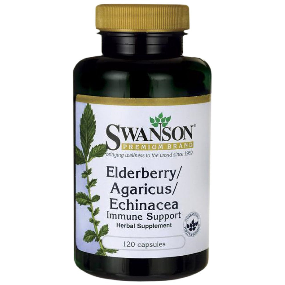 Elderberry/Agaricus/Echinacea 120 kapsul