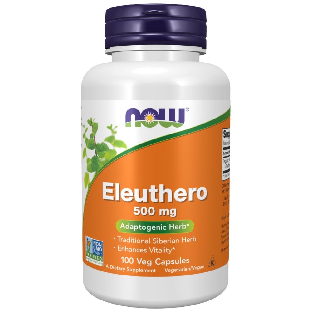 Eleuthero 500 mg | Sibirski ginseng - 100 kapsul