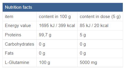 Glutamin v prahu / fermentirano - 300 gramov