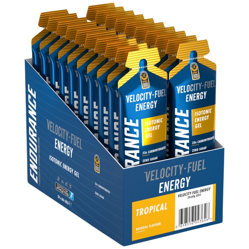 Izotonični energijski gel vzdržljivosti - 20 x 60 gramov