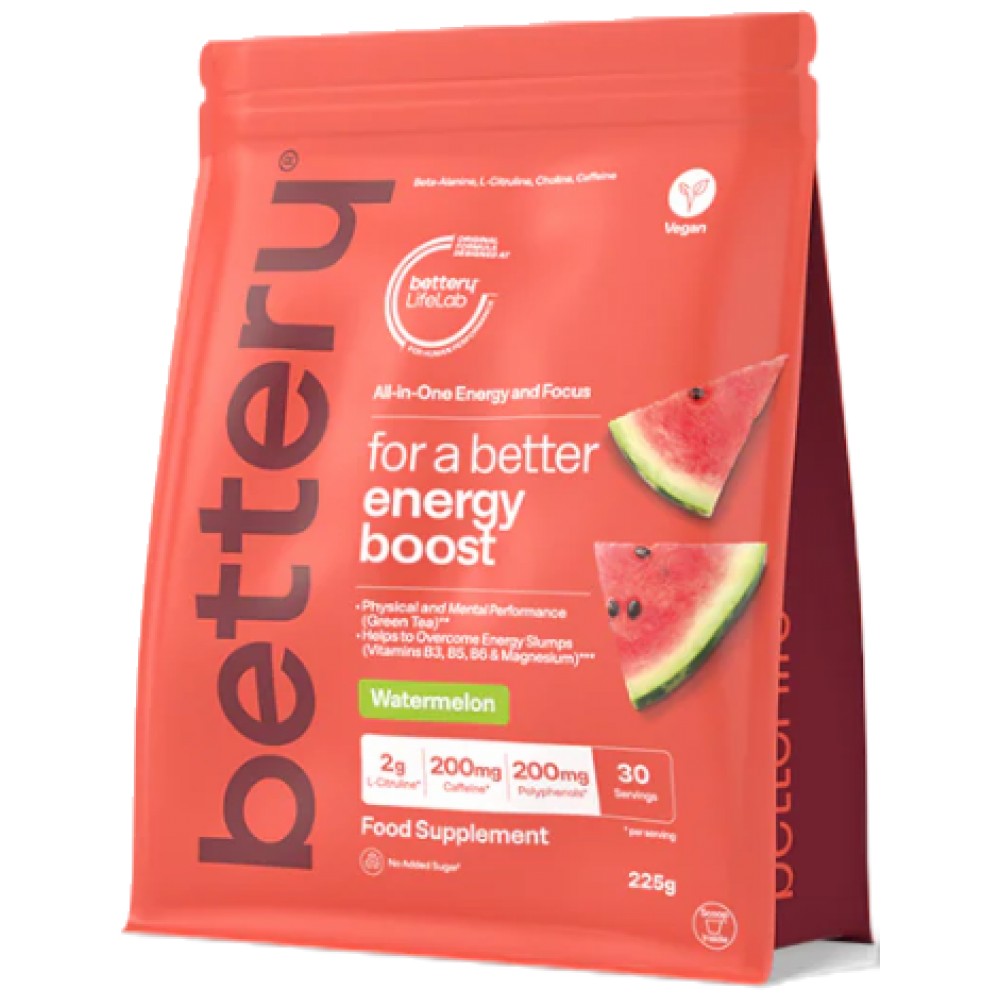 Energy Boost Powder | z zelenim čajem in holinom - 225 gramov