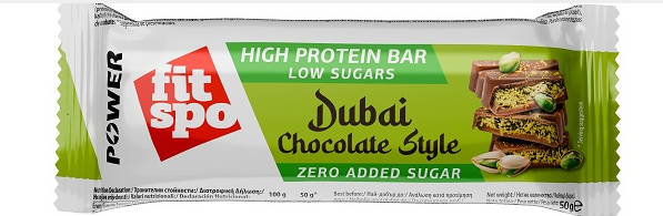Power Bar Dubai Chocolate – 50 g - Nutra Best Europe