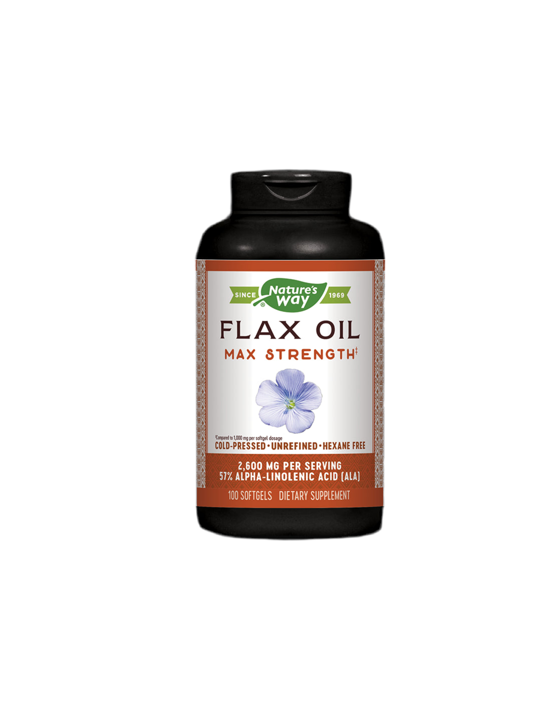 Laneno olje 1300mg visoka potenca - 100 gel kapsul