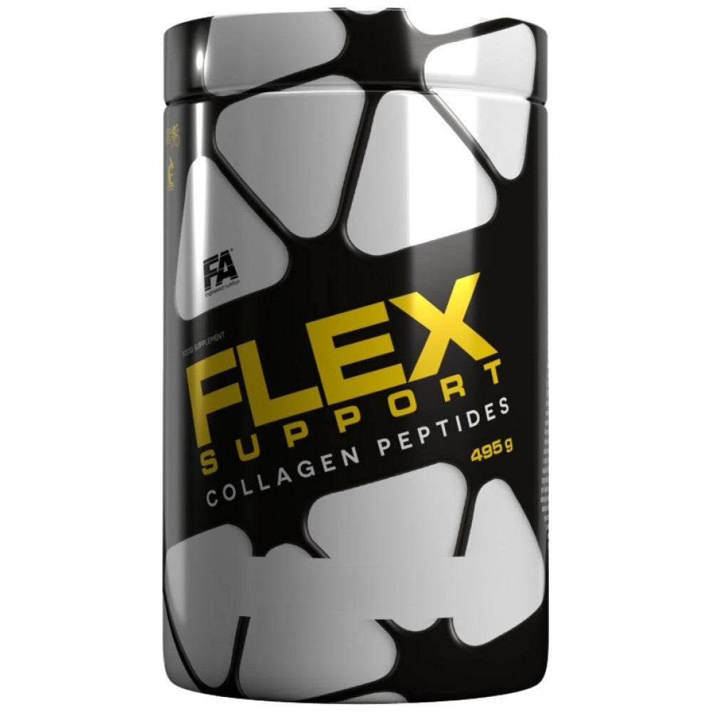 Flex podpora | Hidrolizirani kolageni peptidi + glukozamin, hondroitin, MSM, hialuronska kislina - 495 gramov