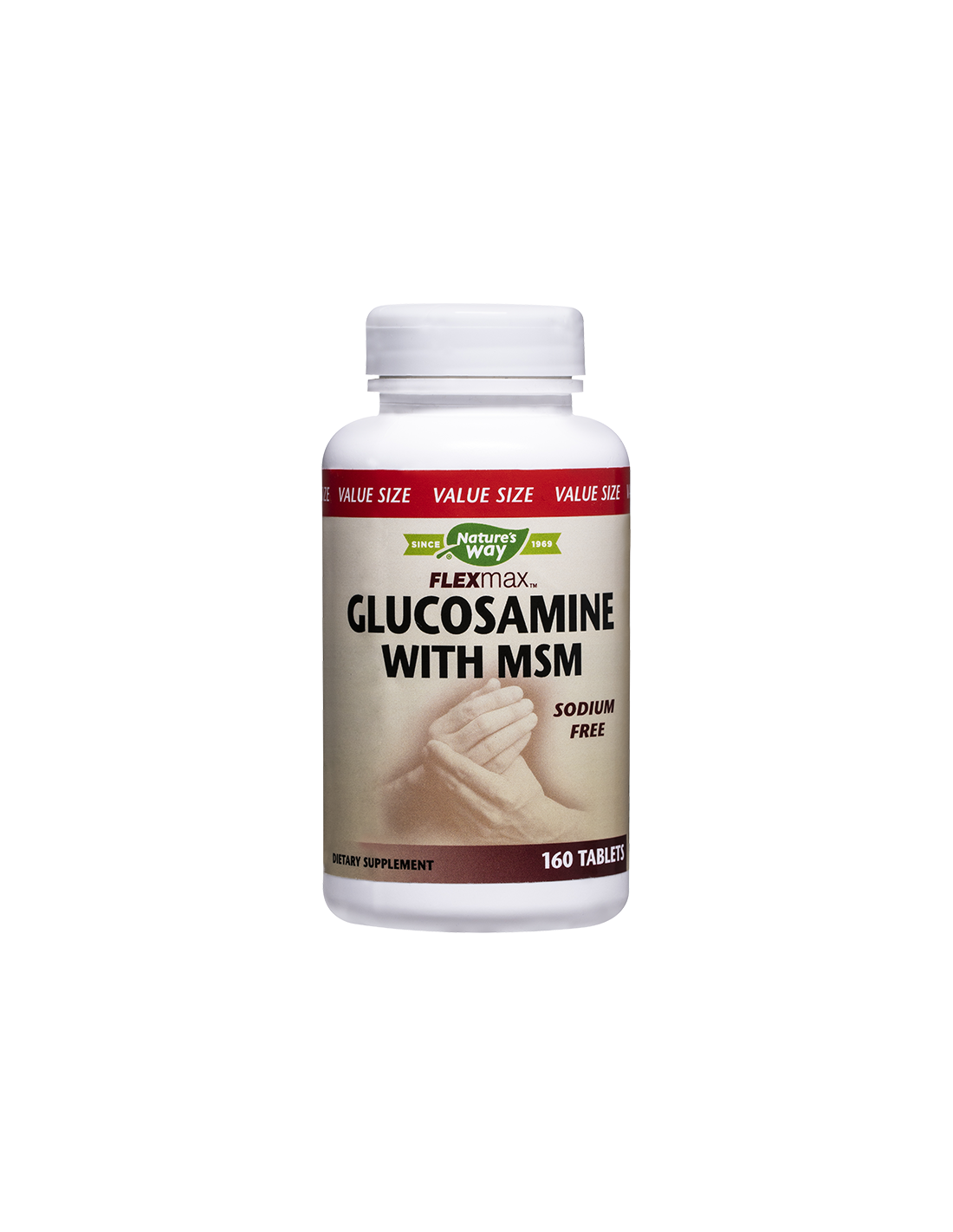 FlexMax ™ glukozamin z MSM/ glukozamin sulfat in MSM 877 mg x 160 tablete Narava pot
