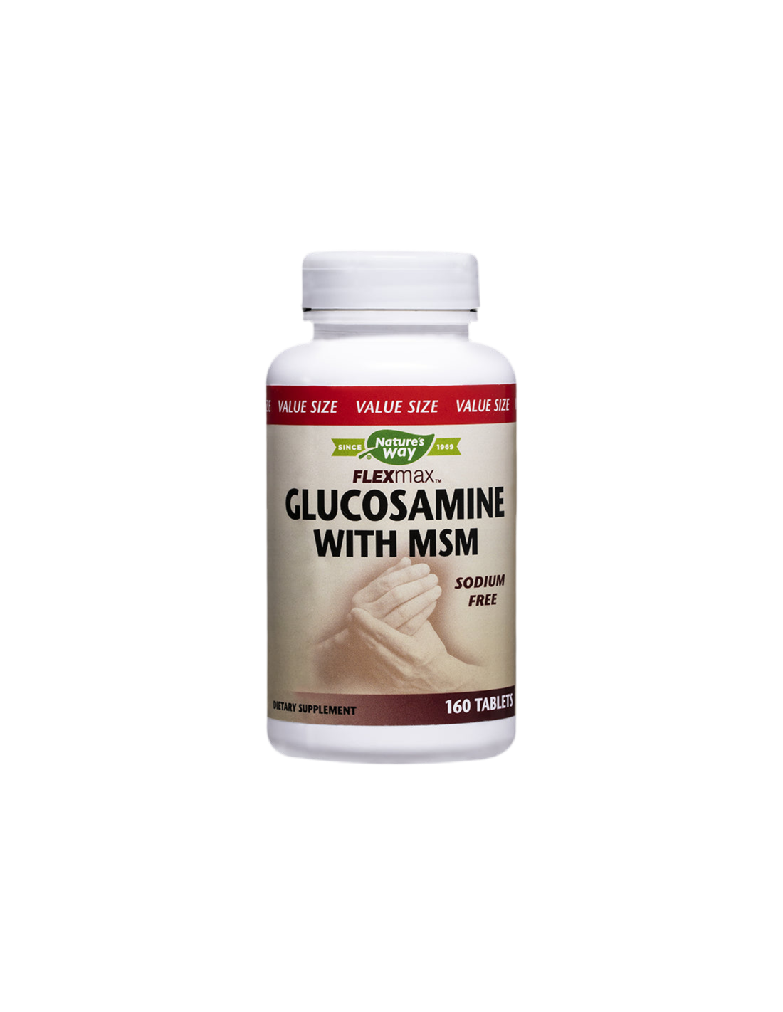 FlexMax ™ glukozamin z MSM/ glukozamin sulfat in MSM 877 mg x 160 tablete Narava pot