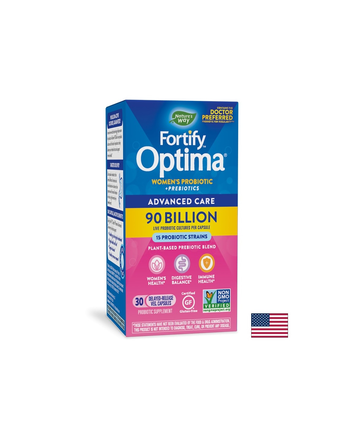 Okrepite 90 milijard aktivnih probiotikov Optima - 30 kapsul