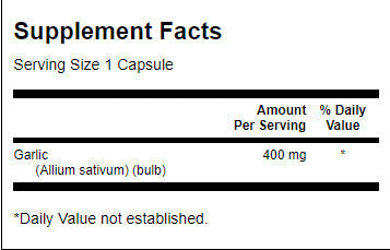 Česen s polnim spektrom 400 mg - 60 kapsul