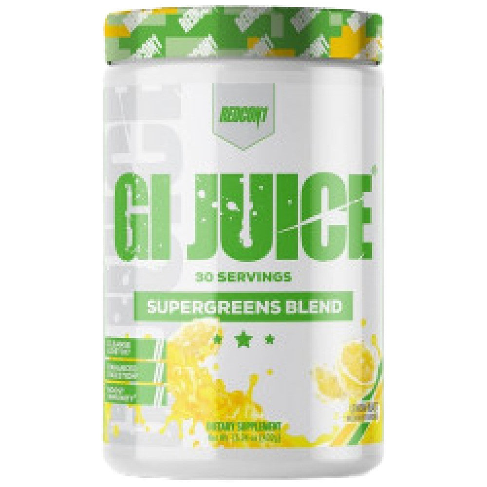 GI sok | Supergreens Blend + prebavni encimi - 450 gramov