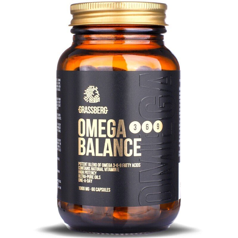 Grassberg Omega 3-6-9 Balance 1000 mg 60/90