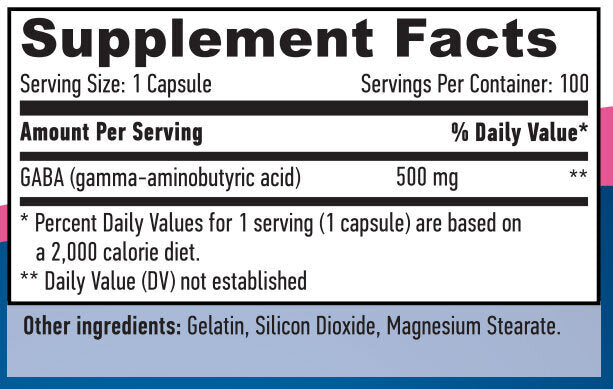 GABA 500 mg / 100 kape.