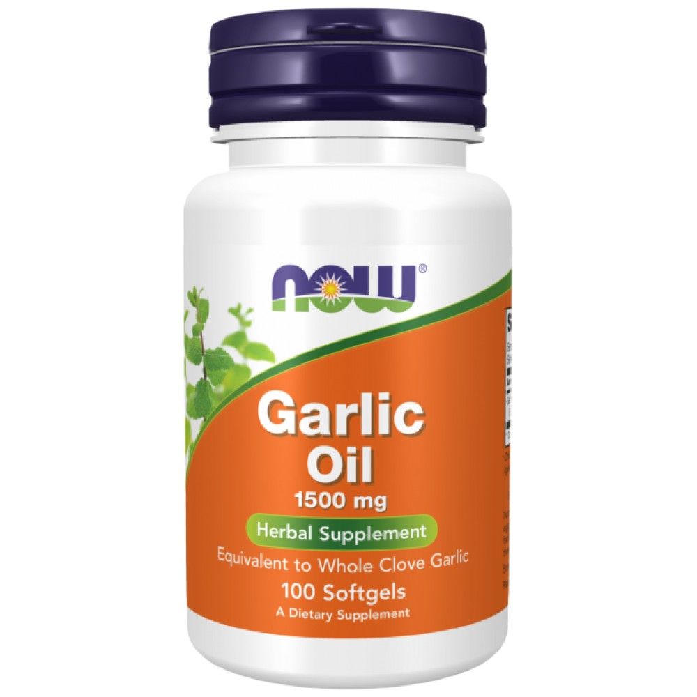 Česnovo olje 1500 mg - 100 gel kapsul