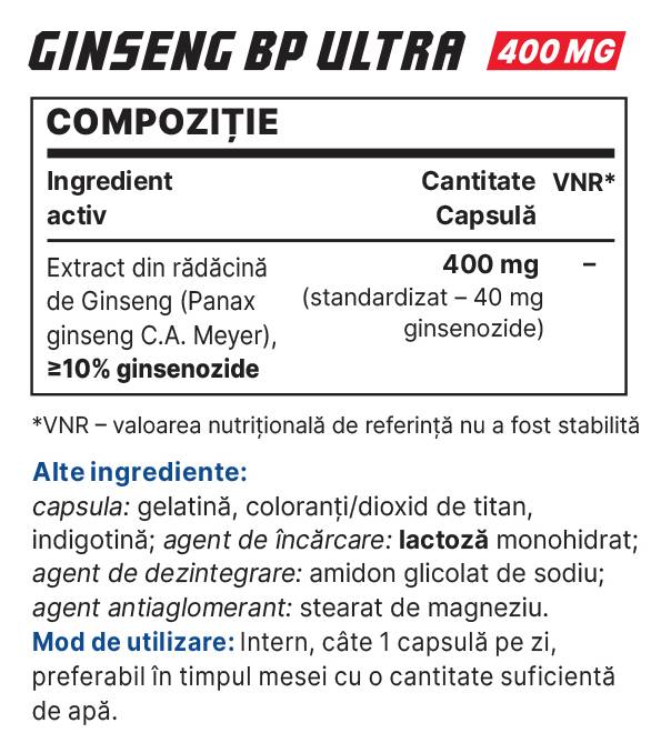 Ginseng BP Ultra 400 mg - 30 kapsul