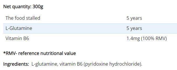 Glutamin | Farmacevtska ocena - 300 gramov