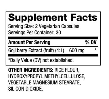 Goji Berry 600 mg / 60 kape