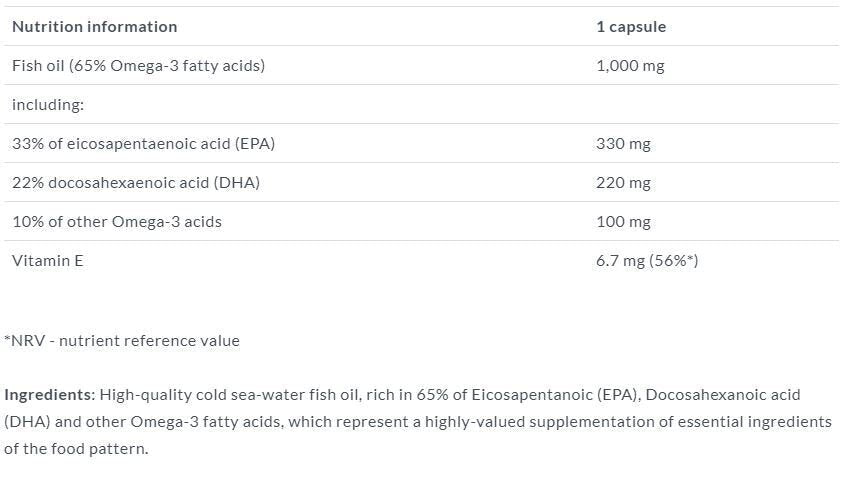 Zlata omega 3 65% 60 kape. Olympus